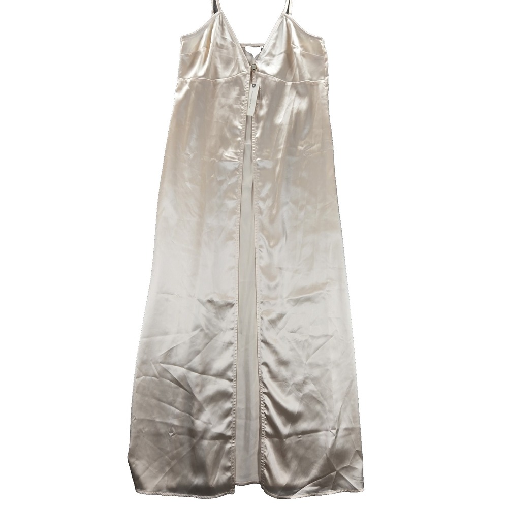 Anthropologie 4SI3NNA Silk Ivory Longline Camisole Top